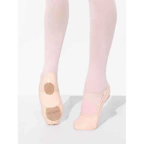 Capezio - Womens Hanami Canvas Split Sole Ballet Shoe - light pink