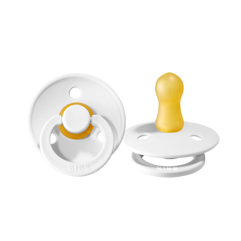 Bibs - Pacifier size 1 - White 2 pack