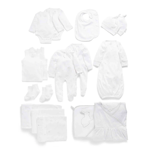 Purebaby Hospital Bag - white