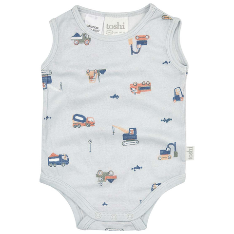 Toshi -onesie singlet classic -Little Diggers