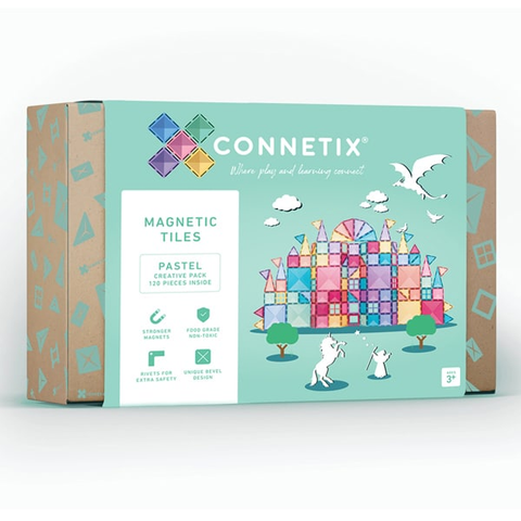 Connetix - pastel creative pack - 120 pieces