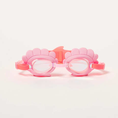Sunnylife - Mini Swim Goggles - Melody the Mermaid Neon Strawberry