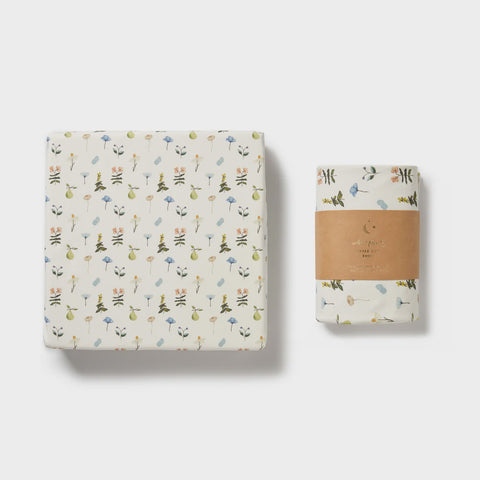 Wilson & Frenchy Organic Fitted Cot Sheet - Tinker Floral