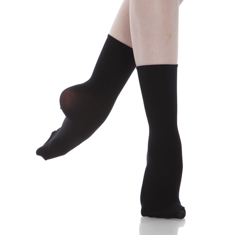Energetiks Child Black Dance Socks - CHILD SMALL -Shoe size 7-12