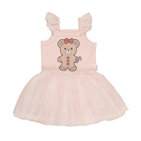 Huxbaby - Gingerbread Girl Summer Ballet Dress - Rose