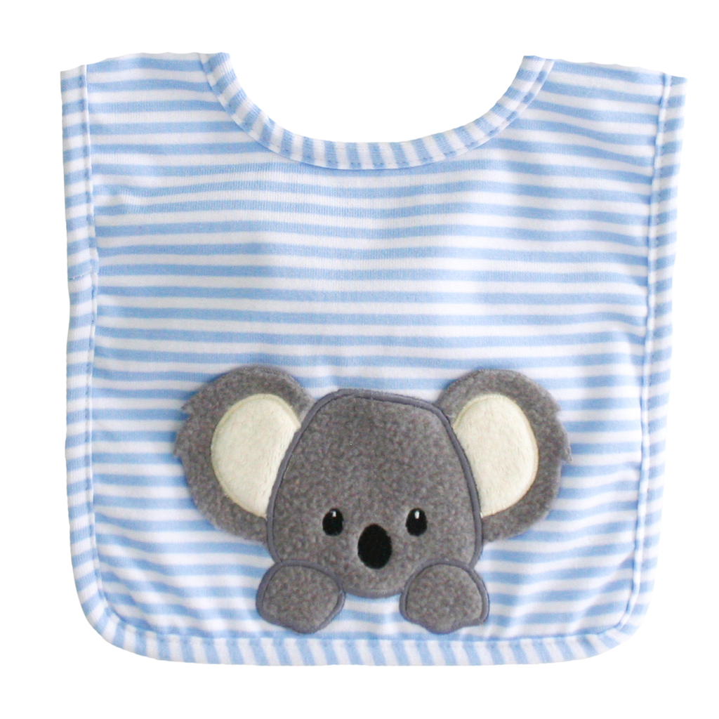 Alimrose Baby Koala  Bib Blue