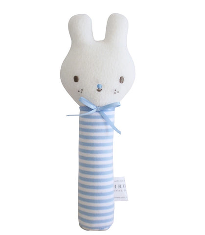 alimrose - Baby Bunny Squeaker  - Blue stripe