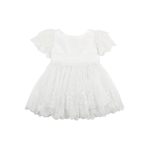 Bebe Baby Floaty Sleeve Dress- Ivory