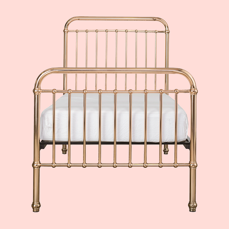 INCY INTERIORS - EDEN SINGLE BED - ROSE GOLD