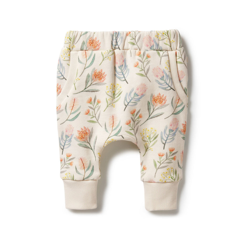 Wilson & Frenchy - Pretty Floral Organic French Terry Slouch Pant