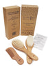 Shellamy Baby - 3 Piece Wooden Baby Hairbrush And Comb Set