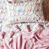 Chalk Board White Fitted Cot Sheet