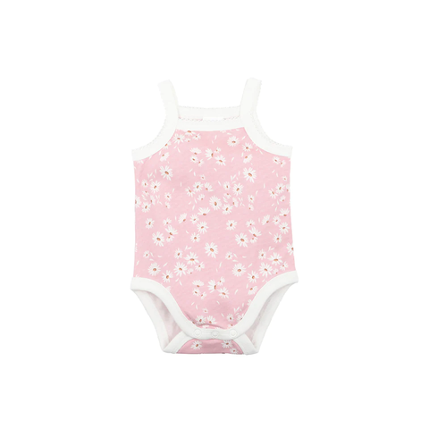 Bebe Baby Margerita Organic Singlet Bodysuit - Margerita Print