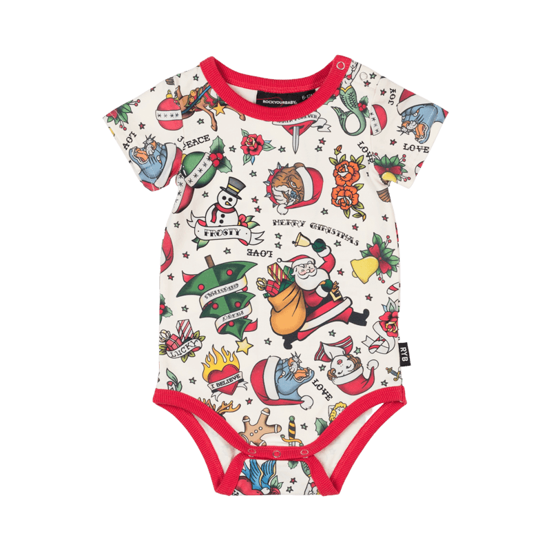 Rock Your Baby - Christmas Tattoo Jumpsuit