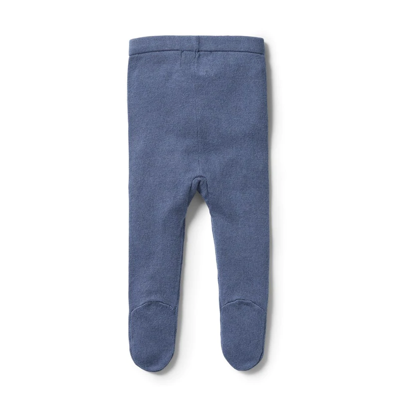 Wilson & Frenchy - Knitted Legging with Feet - Blue Depths