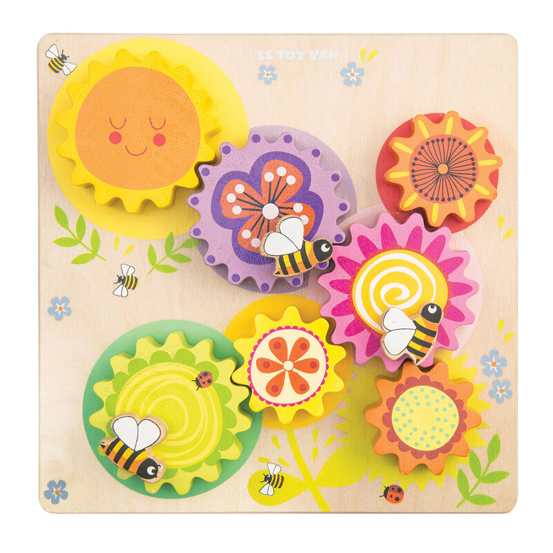 Le Toy Van - Petilou Gears & Cogs Busy Bee Learning Puzzle