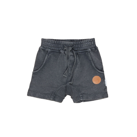 huxbaby - slouch short - charcoal