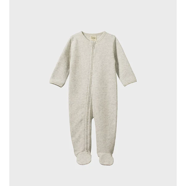 Nature Baby - Dreamlands Suit Waffle - light grey marle