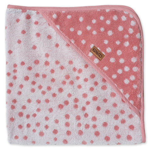 kip & co - strawberry lamington baby towel - pink