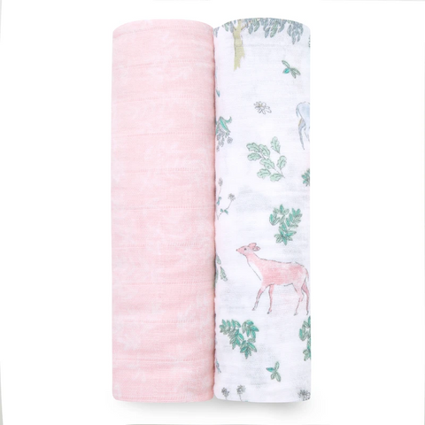 Aden + Anais - Forest Fantasy 2 Pack Swaddles