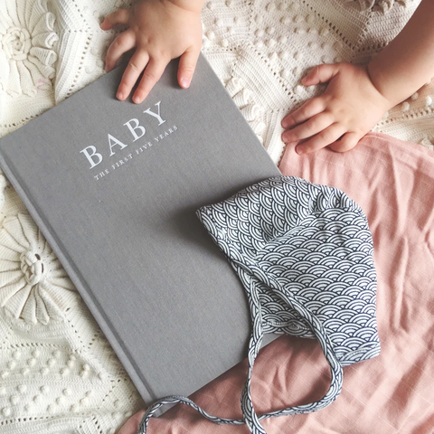 Write To Me - Baby - The First Five Years -Grey