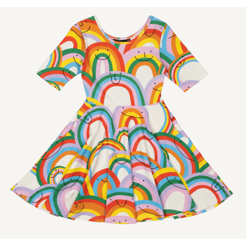 Rock Your Baby - Happy Rainbows Mabel Dress