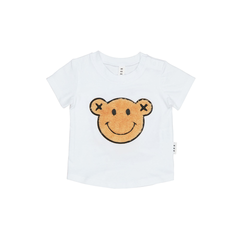 Huxbaby - Smile Bear T-Shirt - White