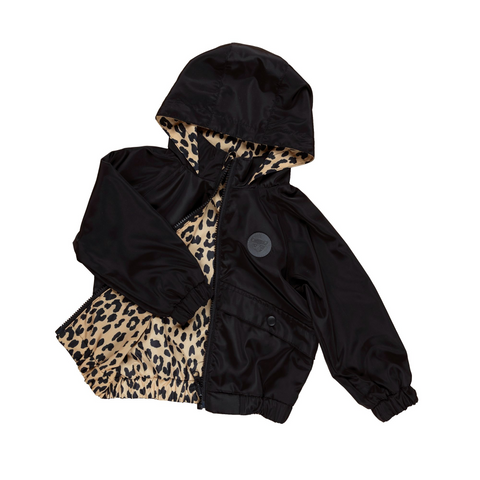 Huxbaby - Leopard Reversible Rain Jacket