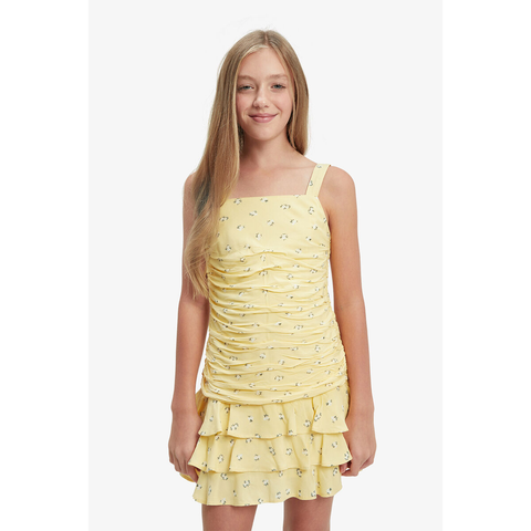 Bardot Junior - Lia Floral Dress - Yellow Ditsy