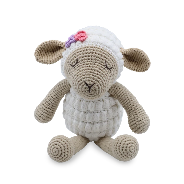 Snuggle Buddies - Medium Sitting Toy - Lamb