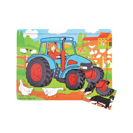 Big Jigs - Tray Puzzle - Tractor