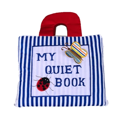 Dyles - My Quiet Book- Blue/white stripe