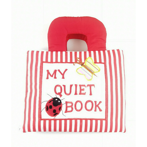Dyles - My Quiet Book - Red/White Stripe