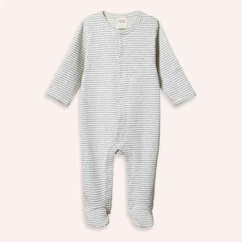 Nature Baby - Stretch & Grow Jumpsuit - grey marle