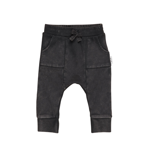 Huxbaby - Pocket Drop Crotch Pant - Vintage Black