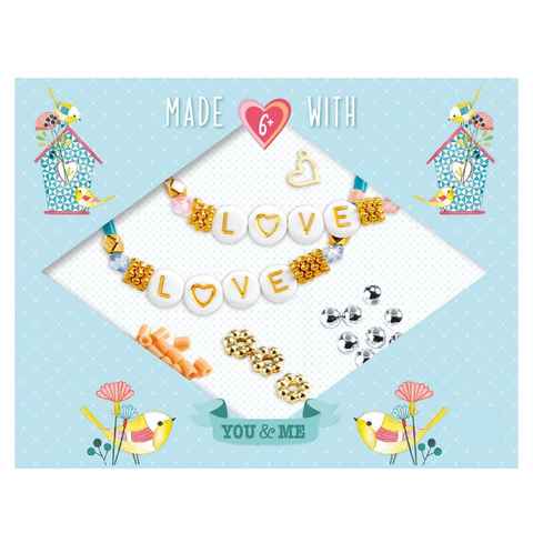 Djeco - You & Me Letter Threading Beads Set